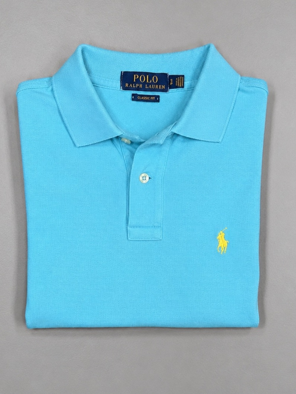 Polo Ralph Lauren Mens Polo Shirt Size Small Performance Golf Preppy Blue